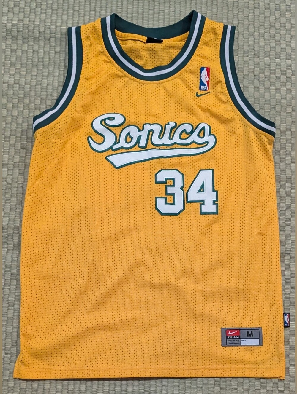 Vintage Seattle SuperSonics Ray Allen #34 Nike Basketball Jersey Size Medium